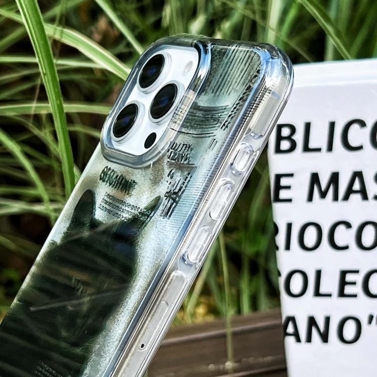 Abgerundete Kante IMD Muster TPU Handyhülle, Für iPhone 17 Pro Max, Für iPhone 17 Pro, Für iPhone 17