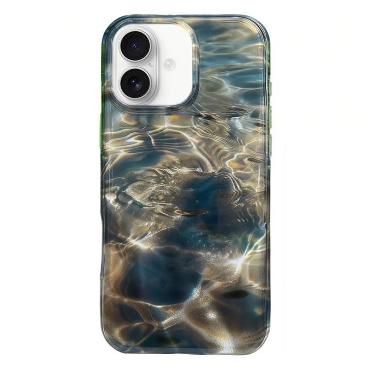 Rounded Edge IMD Pattern TPU Phone Case, For iPhone 17 Pro Max, For iPhone 17 Pro, For iPhone 17