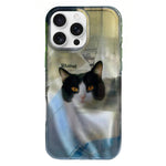 Rounded Edge IMD Pattern TPU Phone Case, For iPhone 16 Pro Max, For iPhone 16 Pro, For iPhone 16
