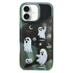 Rounded Edge IMD Pattern TPU Phone Case, For iPhone 16 Pro Max, For iPhone 16 Pro, For iPhone 16