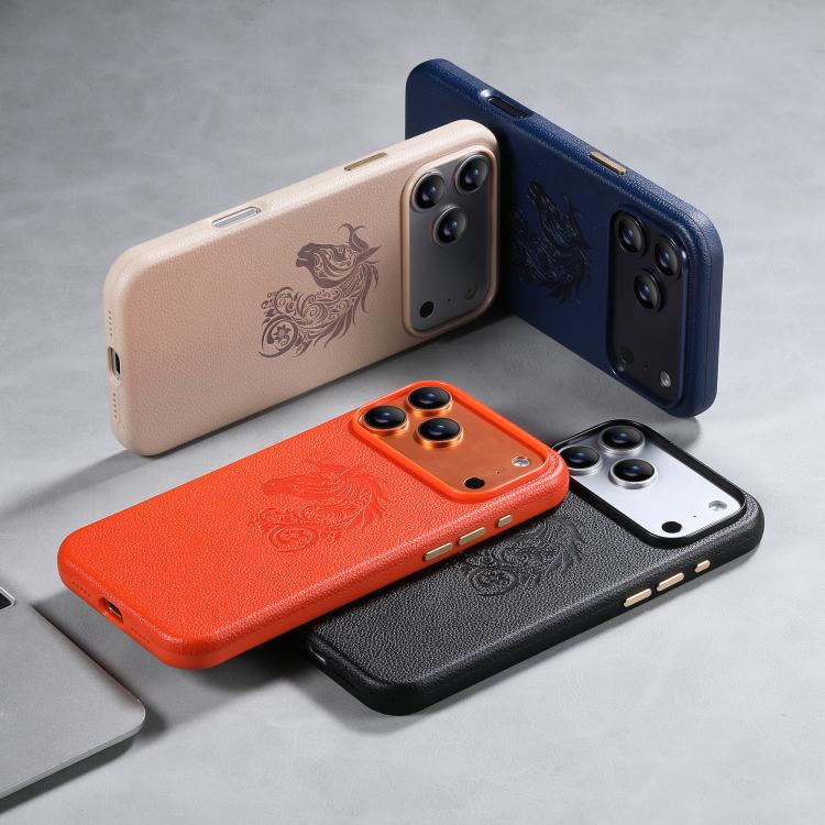 ESEBLE B1 Fünfblumiges Pferd Handyhülle, Für iPhone 17 Pro Max, Für iPhone 17 Pro