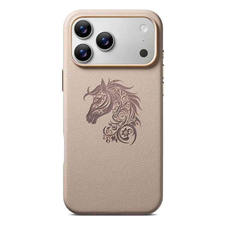 ESEBLE B1 Fünfblumiges Pferd Handyhülle, Für iPhone 17 Pro Max, Für iPhone 17 Pro