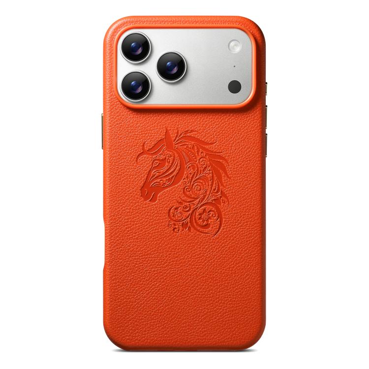 ESEBLE B1 Fünfblumiges Pferd Handyhülle, Für iPhone 17 Pro Max, Für iPhone 17 Pro