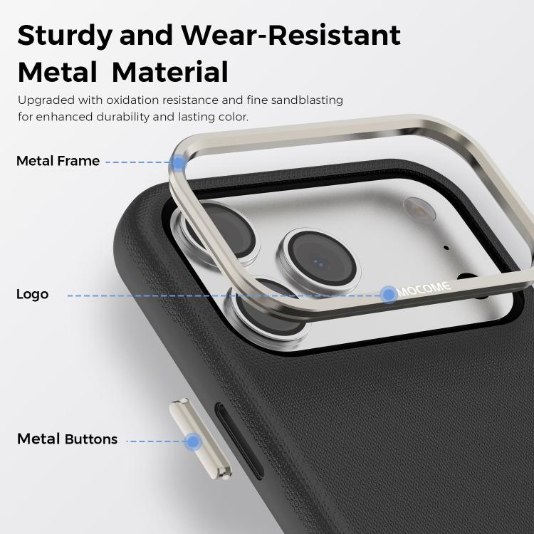 Mocome Uni-Magnet-Stoßfeste Handyhülle, Für iPhone 17 Pro Max, Für iPhone 17 Pro