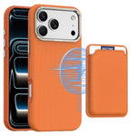 Mocome schlichte magnetische Kartenfachtasche Handyhülle, für iPhone 17 Pro Max, für iPhone 17 Pro