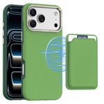 Mocome schlichte magnetische Kartenfachtasche Handyhülle, für iPhone 17 Pro Max, für iPhone 17 Pro