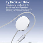 QI2 25W USB-C / Type-C Schnittstelle Tragbares Magnetisches Kabelloses Ladegerät