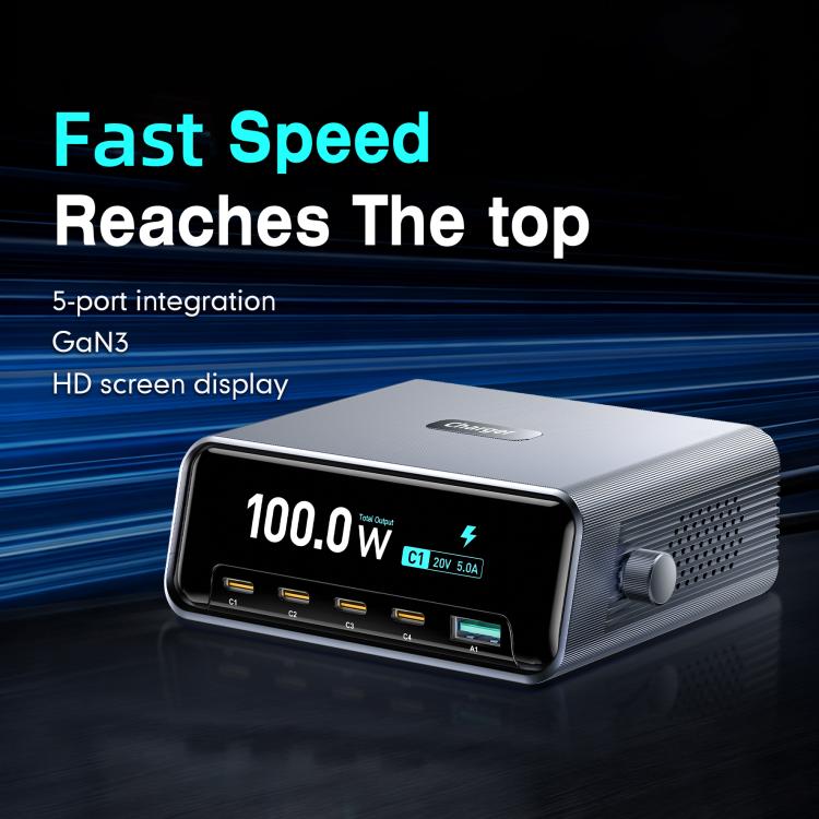 WXL-60D 2,3-Zoll Smart Display GaN Hochleistungs-Desktop-Ladestation, WXL-60D