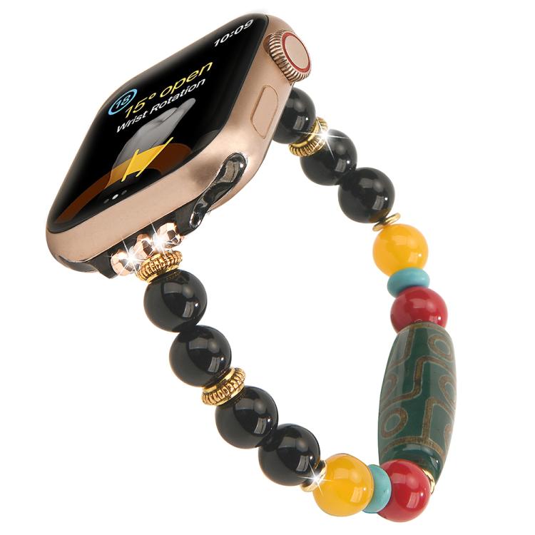 Tibetisches Perlenarmband-Uhrenarmband, Für Apple Watch 46mm / 49mm / 45mm / 44mm, Für Apple Watch 42mm / 41mm / 40mm / 38mm