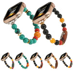 Tibetisches Perlenarmband-Uhrenarmband, Für Apple Watch 46mm / 49mm / 45mm / 44mm, Für Apple Watch 42mm / 41mm / 40mm / 38mm
