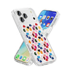 Glitzernde Kristall rote Herz Muster Handyhülle, Für iPhone 17 Pro Max, Für iPhone 17 Pro