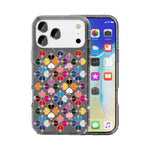Glitzernde Kristall rote Herz Muster Handyhülle, Für iPhone 17 Pro Max, Für iPhone 17 Pro