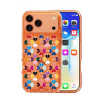 Glitzernde Kristall rote Herz Muster Handyhülle, Für iPhone 17 Pro Max, Für iPhone 17 Pro
