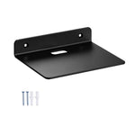 Kleines an der Wand montiertes quadratisches Aufbewahrungsregal aus Acryl, 2 Stück/Packung