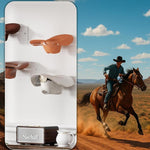 Wandmontiertes klares Acryl Cowboyhut-Aufbewahrungsregal Sonnenhut-Ausstellungsständer, Einzelpackung, 2 Stück/Packung