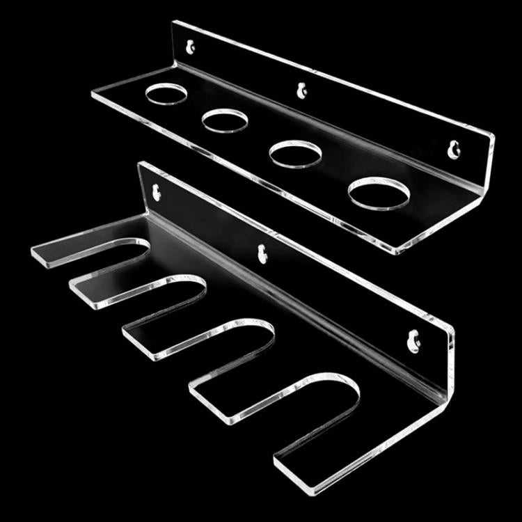 2er-Set Wandmontierter transparenter Acryl Baseballschläger- und Baseball-Aufbewahrungsständer