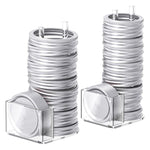 Transparenter Acryl-Deckelhalter für Einmachgläser, 70 mm normale Öffnung, 86 mm normale Öffnung, 70 mm und 86 mm, 2 Stück/Packung