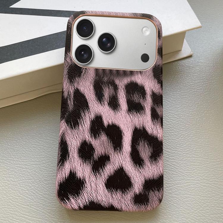 Leopard Print Leather-Textured PU Phone Case, For iPhone 17 Pro Max, For iPhone 17 Pro, For iPhone 17, For iPhone 16 Pro Max, For iPhone 16 Pro, For iPhone 16 Plus, For iPhone 16, For iPhone 15 Pro Max, For iPhone 15 Pro, For iPhone 15 Plus, For iPhone...