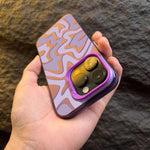 Wellenstreifen Muster Mattierte IMD 2-in-1 PC-Handyhülle, Für iPhone 11, Für iPhone 11 Pro, Für iPhone X / XS, Für iPhone XR, Für iPhone XS Max, Für iPhone 8 Plus / 7 Plus