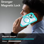 Acryl Vollschutz Magnetische Handyhülle mit Rückclip, Für iPhone 14 / 13, Für iPhone 14 Pro, Für iPhone 14 Pro Max, Für iPhone 13 Pro Max, Für iPhone 13 Pro, Für iPhone 12 / 12 Pro
