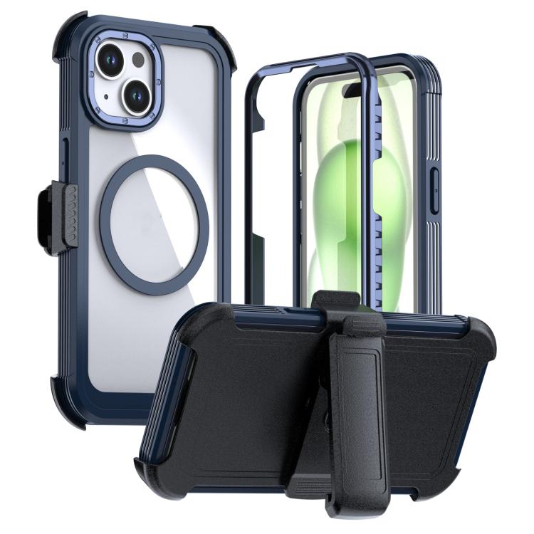 Acryl Vollschutz Magnetische Handyhülle mit Rückclip, Für iPhone 14 / 13, Für iPhone 14 Pro, Für iPhone 14 Pro Max, Für iPhone 13 Pro Max, Für iPhone 13 Pro, Für iPhone 12 / 12 Pro