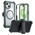 Acryl Vollschutz Magnetische Handyhülle mit Rückclip, Für iPhone 14 / 13, Für iPhone 14 Pro, Für iPhone 14 Pro Max, Für iPhone 13 Pro Max, Für iPhone 13 Pro, Für iPhone 12 / 12 Pro