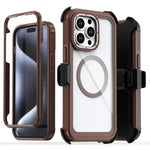 Acryl Vollschutz Magnetische Handyhülle mit Rückclip, Für iPhone 14 / 13, Für iPhone 14 Pro, Für iPhone 14 Pro Max, Für iPhone 13 Pro Max, Für iPhone 13 Pro, Für iPhone 12 / 12 Pro
