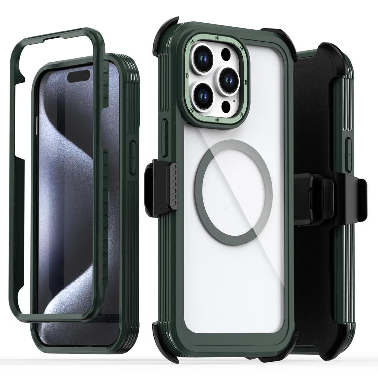 Acryl Vollschutz Magnetische Handyhülle mit Rückclip, Für iPhone 14 / 13, Für iPhone 14 Pro, Für iPhone 14 Pro Max, Für iPhone 13 Pro Max, Für iPhone 13 Pro, Für iPhone 12 / 12 Pro