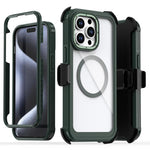 Acryl Vollschutz Magnetische Handyhülle mit Rückclip, Für iPhone 14 / 13, Für iPhone 14 Pro, Für iPhone 14 Pro Max, Für iPhone 13 Pro Max, Für iPhone 13 Pro, Für iPhone 12 / 12 Pro