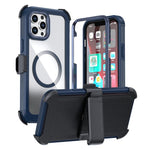 Acryl Vollschutz Magnetische Handyhülle mit Rückclip, Für iPhone 14 / 13, Für iPhone 14 Pro, Für iPhone 14 Pro Max, Für iPhone 13 Pro Max, Für iPhone 13 Pro, Für iPhone 12 / 12 Pro