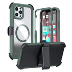 Acryl Vollschutz Magnetische Handyhülle mit Rückclip, Für iPhone 14 / 13, Für iPhone 14 Pro, Für iPhone 14 Pro Max, Für iPhone 13 Pro Max, Für iPhone 13 Pro, Für iPhone 12 / 12 Pro