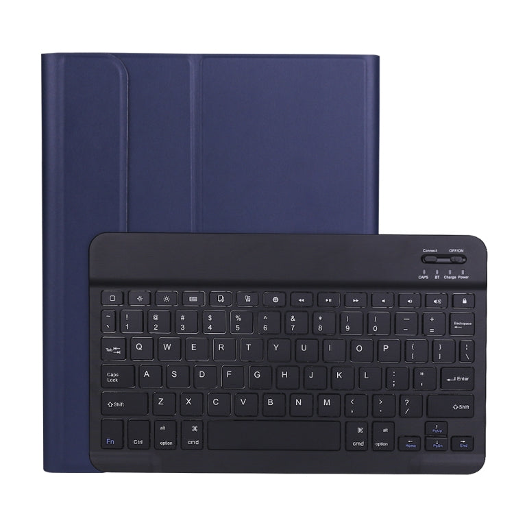 A098B TPU Abnehmbare Ultra-dünne Bluetooth-Tastatur Schutzhülle für iPad Air 11 2024 / 2025 / Air 4 10,9 Zoll 2020, mit Ständer & Stiftefach, A098B
