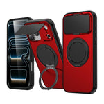 ShellGod Magnetische Rotationshalterung mit Linsenschutz, PC + TPU Hybrid Handyhülle, für iPhone 17 Pro Max, für iPhone 17 Pro