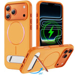 Zweifarbige Imitation Original Magnetic Phone Case mit Halter, für iPhone 17 Pro Max, für iPhone 17 Pro