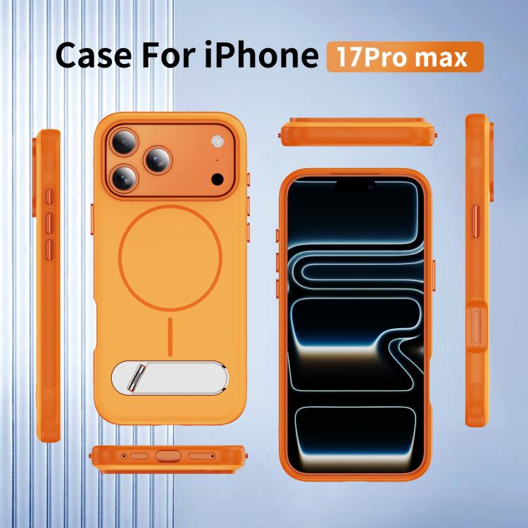 Zweifarbige Imitation Original Magnetic Phone Case mit Halter, für iPhone 17 Pro Max, für iPhone 17 Pro