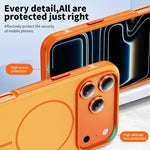 Zweifarbige Imitation Original Magnetic Phone Case mit Halter, für iPhone 17 Pro Max, für iPhone 17 Pro