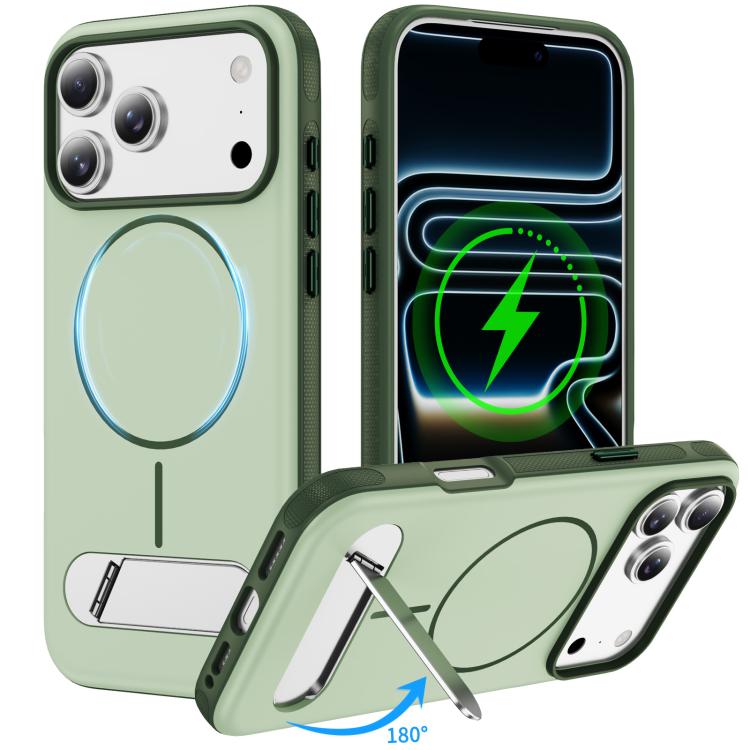 Zweifarbige Imitation Original Magnetic Phone Case mit Halter, für iPhone 17 Pro Max, für iPhone 17 Pro
