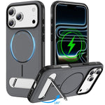 Zweifarbige Imitation Original Magnetic Phone Case mit Halter, für iPhone 17 Pro Max, für iPhone 17 Pro