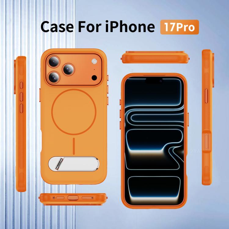 Zweifarbige Imitation Original Magnetic Phone Case mit Halter, für iPhone 17 Pro Max, für iPhone 17 Pro