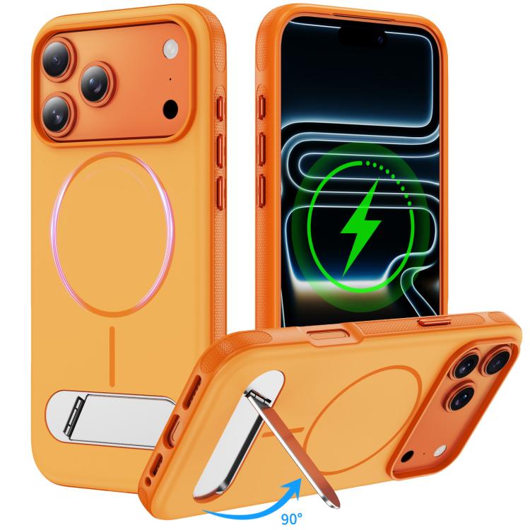 Zweifarbige Imitation Original Magnetic Phone Case mit Halter, für iPhone 17 Pro Max, für iPhone 17 Pro