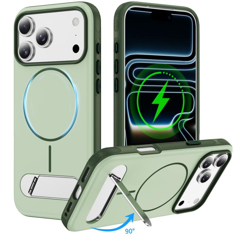 Zweifarbige Imitation Original Magnetic Phone Case mit Halter, für iPhone 17 Pro Max, für iPhone 17 Pro