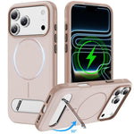 Zweifarbige Imitation Original Magnetic Phone Case mit Halter, für iPhone 17 Pro Max, für iPhone 17 Pro