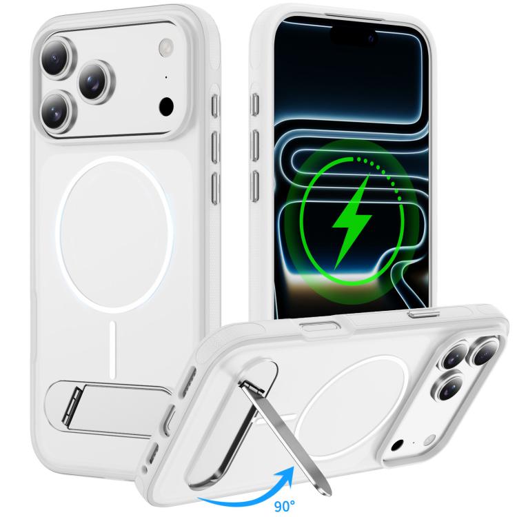 Zweifarbige Imitation Original Magnetic Phone Case mit Halter, für iPhone 17 Pro Max, für iPhone 17 Pro