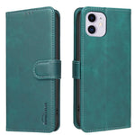 Einfarbige Kalbslederstruktur RFID vegane Leder-Handyhülle, Für iPhone XS Max, Für iPhone 6 Plus/7 Plus/8 Plus, Für iPhone 6 / 7 / 8