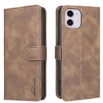 Einfarbige Kalbslederstruktur RFID vegane Leder-Handyhülle, Für iPhone XS Max, Für iPhone 6 Plus/7 Plus/8 Plus, Für iPhone 6 / 7 / 8