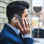 Einfarbige Kalbslederstruktur RFID vegane Leder-Handyhülle, Für iPhone XS Max, Für iPhone 6 Plus/7 Plus/8 Plus, Für iPhone 6 / 7 / 8