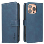 Einfarbige Kalbslederstruktur RFID vegane Leder-Handyhülle, Für iPhone XS Max, Für iPhone 6 Plus/7 Plus/8 Plus, Für iPhone 6 / 7 / 8