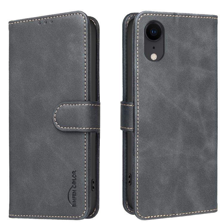 Einfarbige Kalbslederstruktur RFID vegane Leder-Handyhülle, Für iPhone XS Max, Für iPhone 6 Plus/7 Plus/8 Plus, Für iPhone 6 / 7 / 8