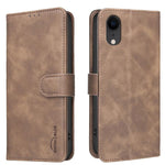 Einfarbige Kalbslederstruktur RFID vegane Leder-Handyhülle, Für iPhone XS Max, Für iPhone 6 Plus/7 Plus/8 Plus, Für iPhone 6 / 7 / 8
