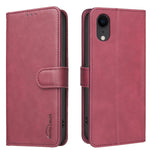 Einfarbige Kalbslederstruktur RFID vegane Leder-Handyhülle, Für iPhone XS Max, Für iPhone 6 Plus/7 Plus/8 Plus, Für iPhone 6 / 7 / 8